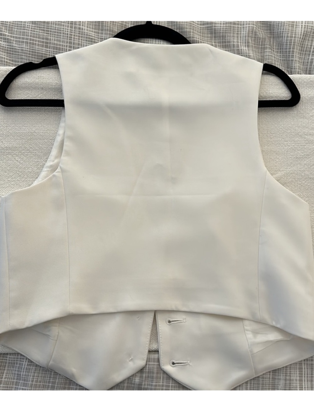 ZARA White Tailored Vest small - Picture 2 of 3